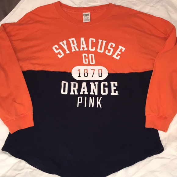 PINK Victoria's Secret Tops - PINK Syracuse University Top. Size Large.